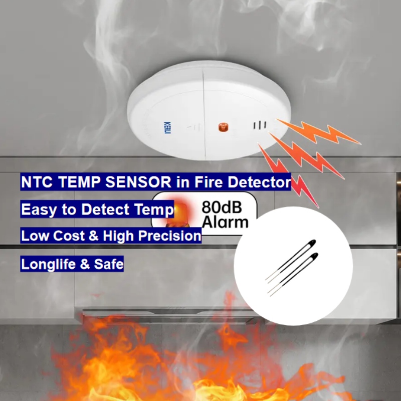Sensore di temperatura del termistore NTCnel rilevatore di incendio